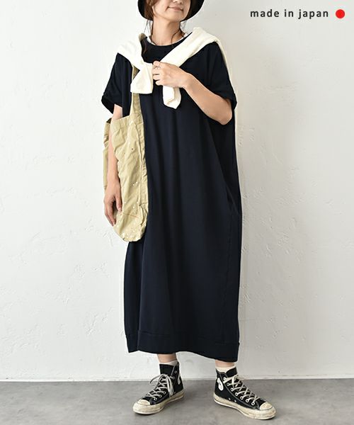 her.｜フレンチスリーブカミニ裏毛ワンピース [[CE3OP250805]][C]