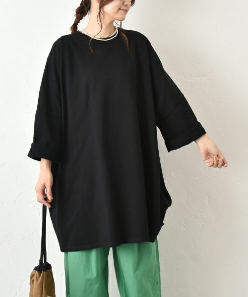 IN THE MARKET｜オーバー7分袖カットソー [[C-2430]][C]