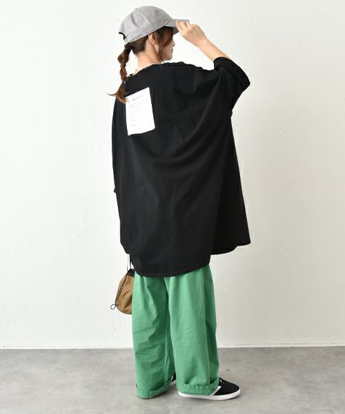 IN THE MARKET｜オーバー7分袖カットソー [[C-2430]][C]