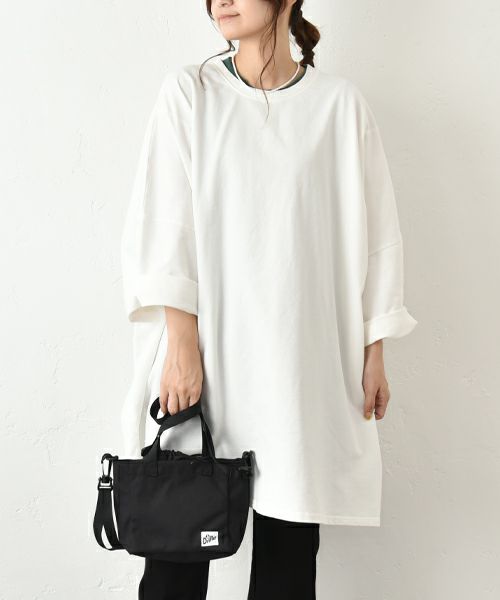 IN THE MARKET｜オーバー7分袖カットソー [[C-2430]][C]