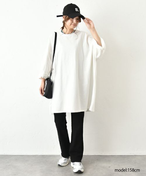 IN THE MARKET｜オーバー7分袖カットソー [[C-2430]][C]