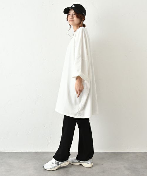 IN THE MARKET｜オーバー7分袖カットソー [[C-2430]][C]