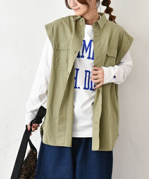 IN THE MARKET｜2WAYシャツアウター [[C-2400]][C]