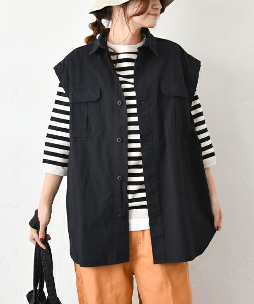 IN THE MARKET｜2WAYシャツアウター [[C-2400]][C]