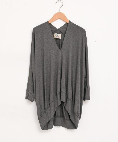 MARGAUX VINTAGE　マルゴーヴィンテージ 裾バルーンチュニック グレー