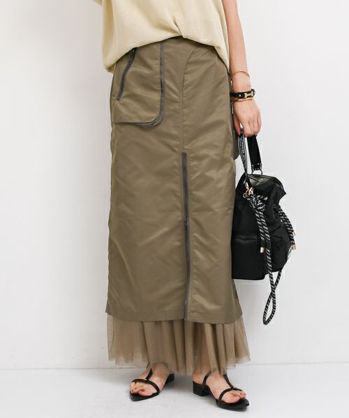 risley リメイクミリタリースカート RISLEY】アシメミリタリースカート R2403-MSK718 | MIEL select shop