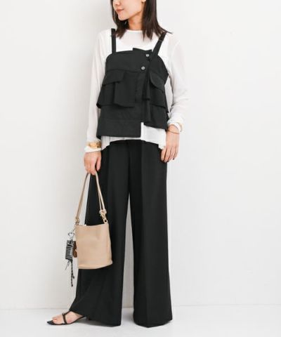 【未使用タグ付き】24SS RISLEY 3wayプリーツジレ　ロングジレ ジョーゼット ロングジレ – TAKUMIBA DIRECT STORE