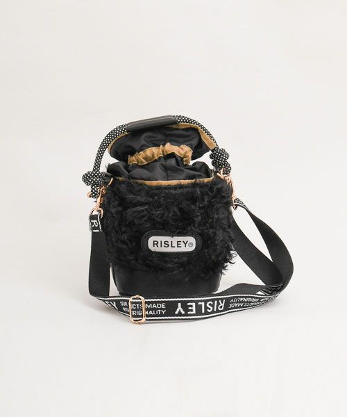Risley｜OUTDOORコラボ バケツ型ファーBAG [[R2503-BFB38]][F