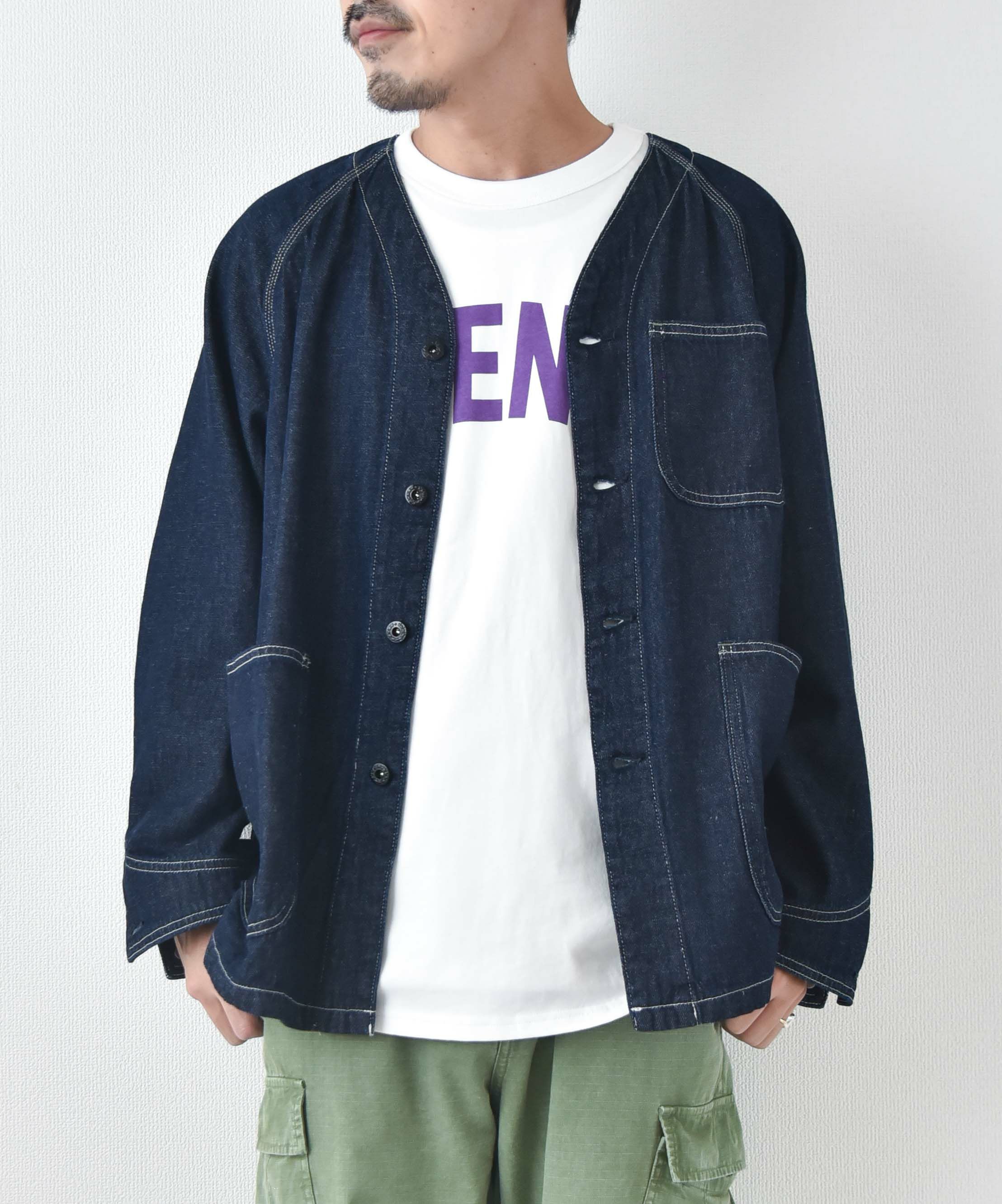 GOHEMP｜NO COLLAR COVER　ALL [[GHJ6175THO]][D]