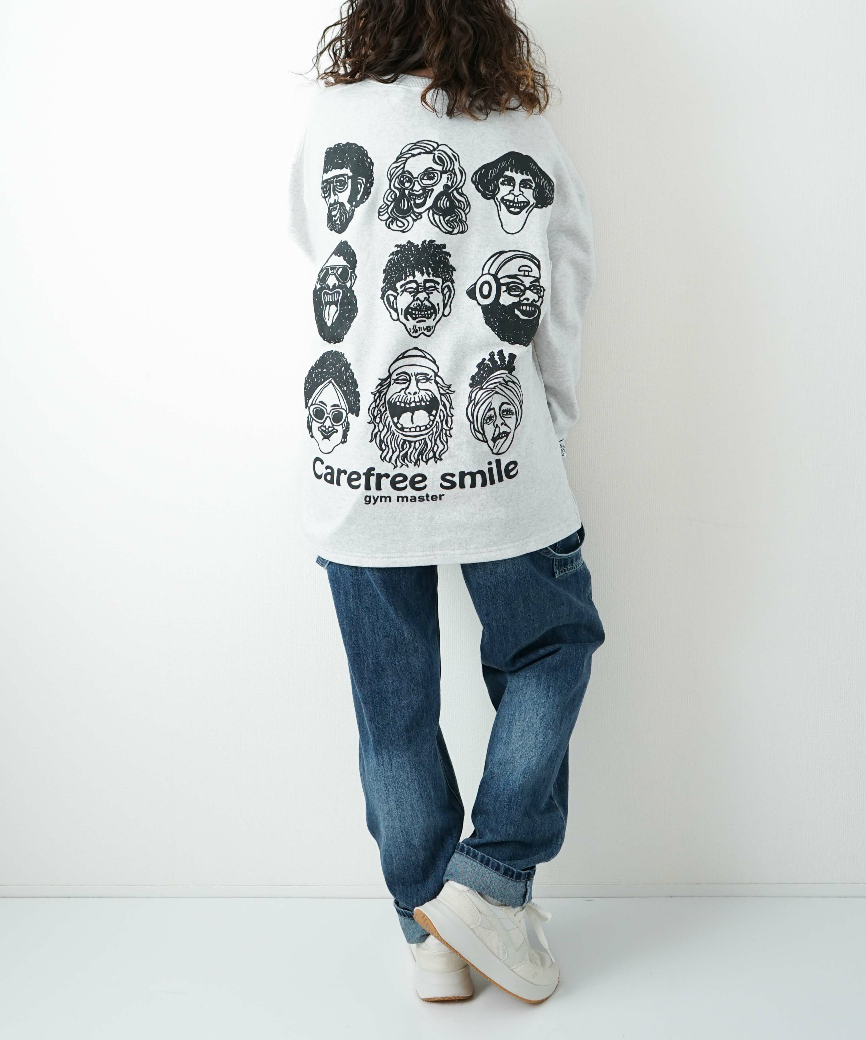 ジムマスター｜10.3oz carefree smile SWEAT [[G621780]][D]