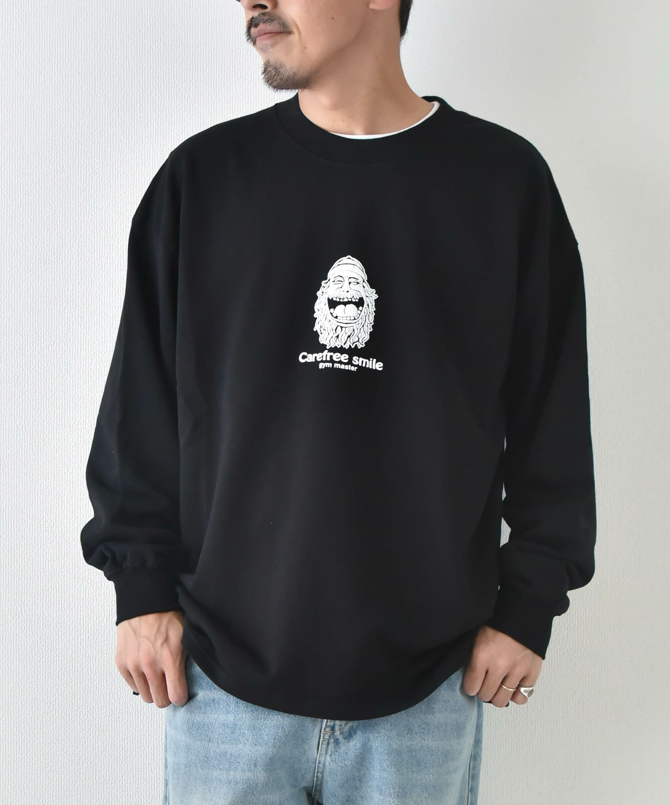 ジムマスター｜10.3oz carefree smile SWEAT [[G621780]][D]