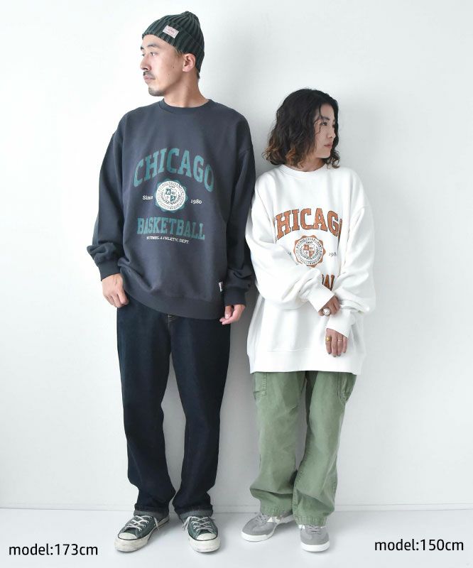  NUTMEG｜クルーネック　BIG トレーナー [[2J7-65509]][D]