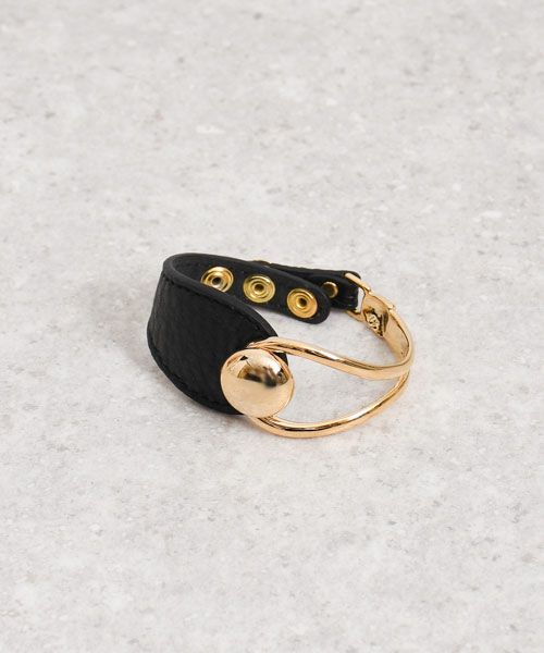 cadu.｜ レザー×circle バングル [[MB-250626]][F] | ma28 ONLINE STORE