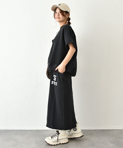 and quarter｜バックプリント半袖スウェット [[MA-513001]][C]