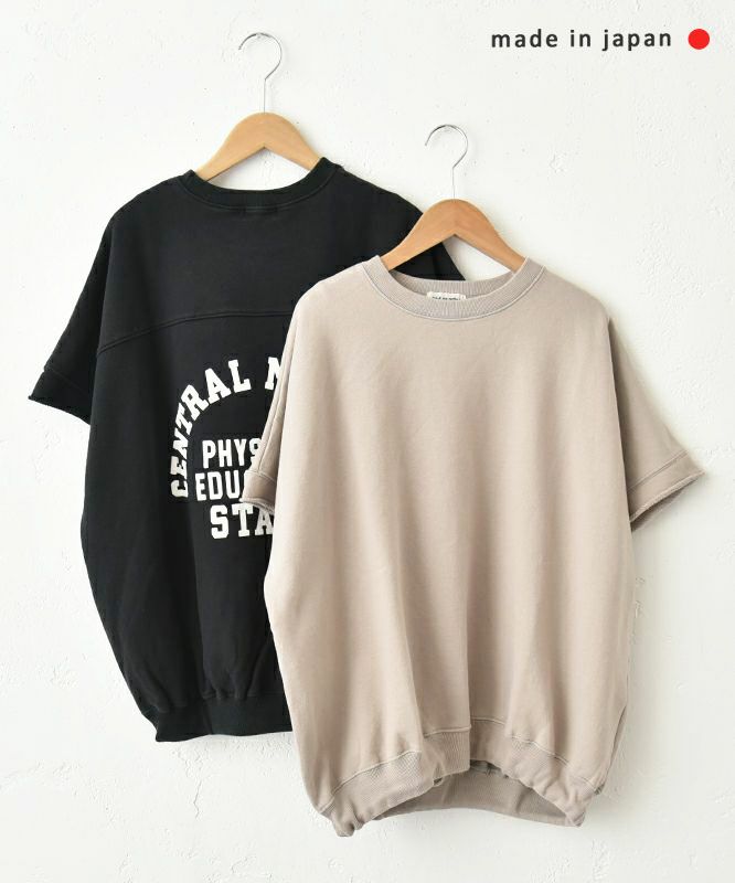and quarter｜バックプリント半袖スウェット [[MA-513001]][C]