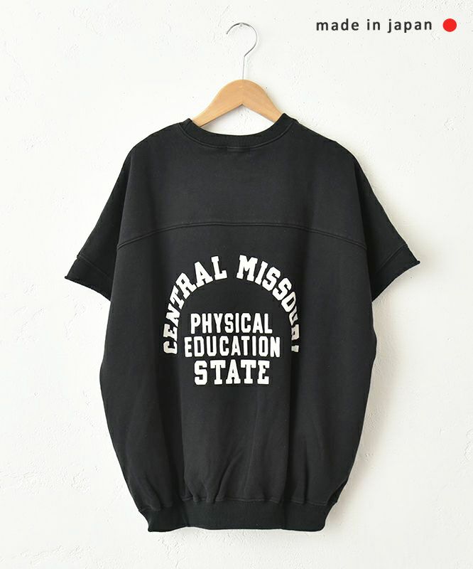 and quarter｜バックプリント半袖スウェット [[MA-513001]][C]