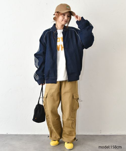 adidas｜アディカラー ルーズ SST デニム ストーン　インディゴデニム　 [[VS269]][C]