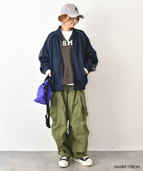 adidas｜アディカラー ルーズ SST デニム ストーン　インディゴデニム　 [[VS269]][C]