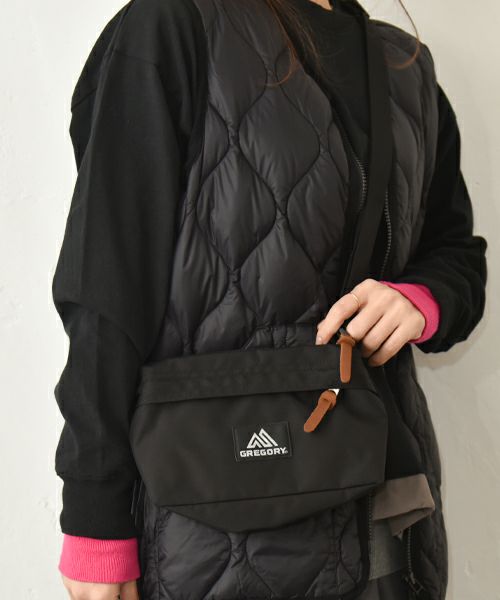 GREGORY｜エンベロップショルダーボールド4/ブラック [[1254061041]][C]