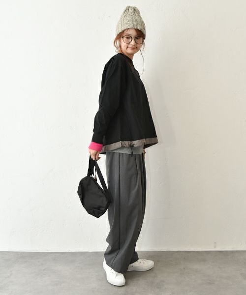 GREGORY｜エンベロップショルダーボールド4/ブラック [[1254061041]][C]