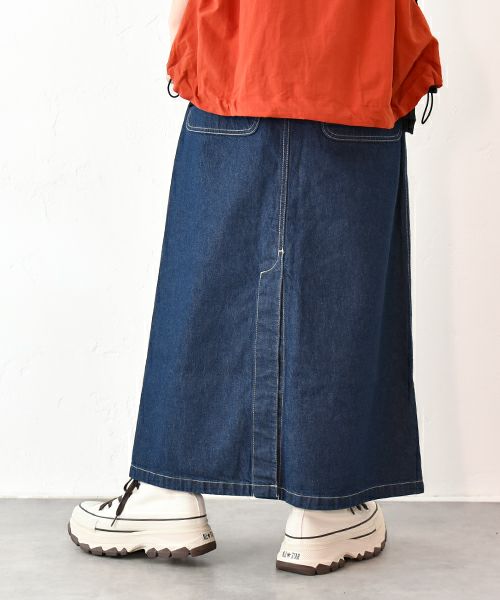 GRAMICCI｜ベルト付デニムスカート [[G5FW-SK028]][C]