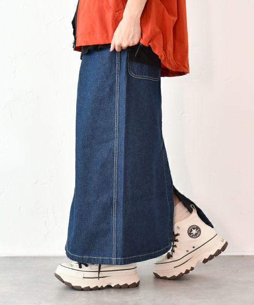 GRAMICCI｜ベルト付デニムスカート [[G5FW-SK028]][C]