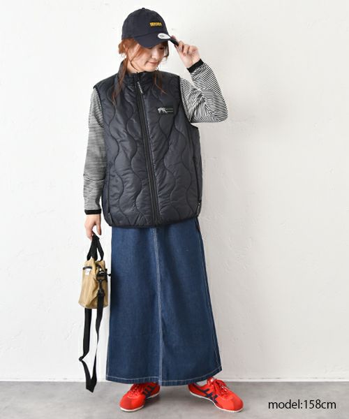 GRAMICCI｜ベルト付デニムスカート [[G5FW-SK028]][C]