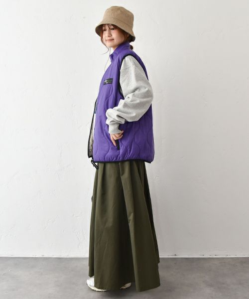 WILD THINGS｜REVERSIBLE BELAY VEST/ダウンベスト [[WT25140SK]][C]