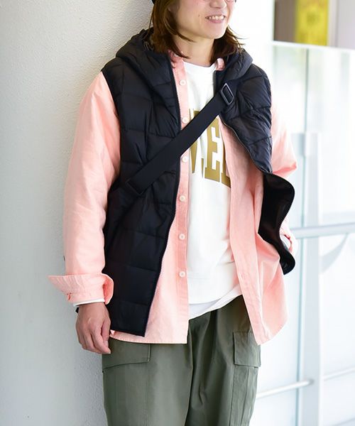 TAION｜Wジップ ダウンベストパーカー [[TAION-006WZ]][C]