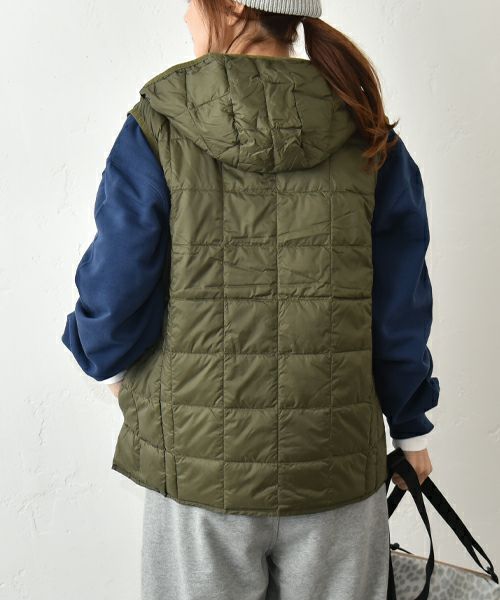 TAION｜Wジップ ダウンベストパーカー [[TAION-006WZ]][C]