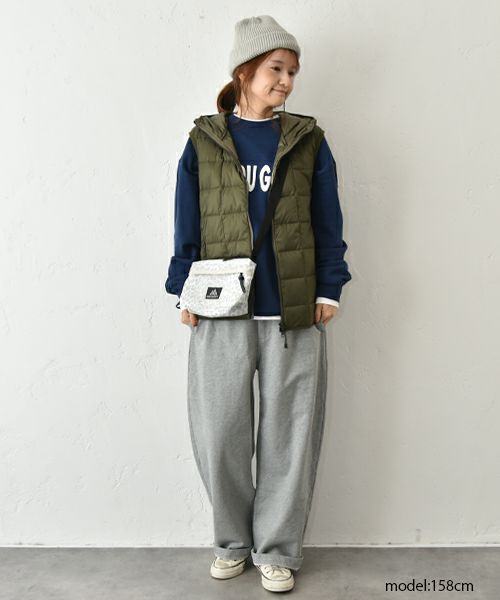 TAION｜Wジップ ダウンベストパーカー [[TAION-006WZ]][C]