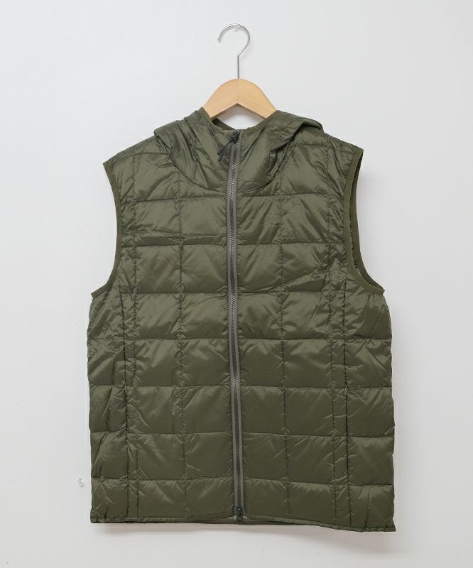 TAION｜Wジップ ダウンベストパーカー [[TAION-006WZ]][C]