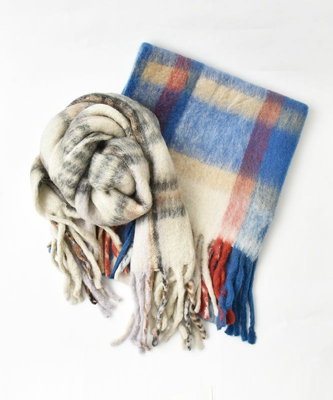 PANKAJ｜チェックストール [[ECHARPE 40]][C]