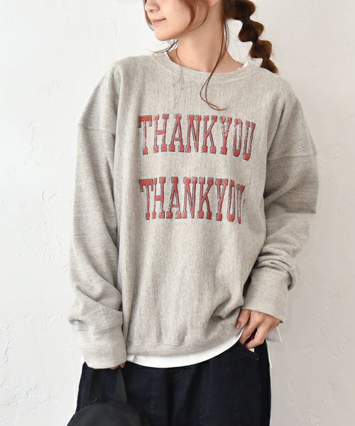 GO TO HOLLYWOOD｜ウラケ セカイノアリガトウ スウェット [[32580407]][C]