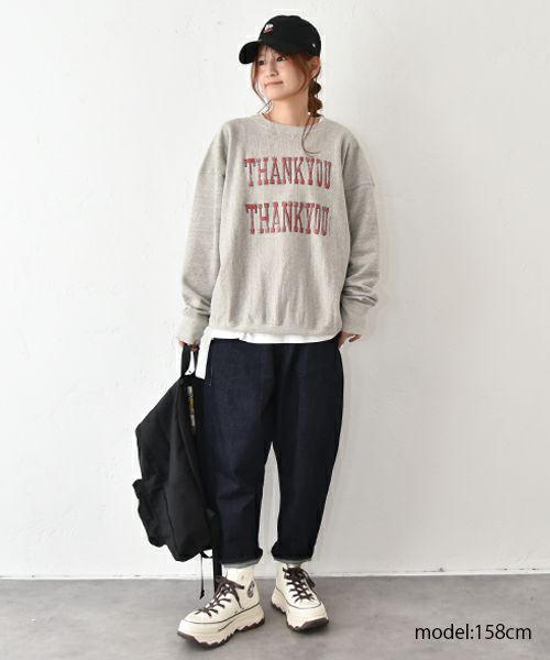 GO TO HOLLYWOOD｜ウラケ セカイノアリガトウ スウェット [[32580407]][C]