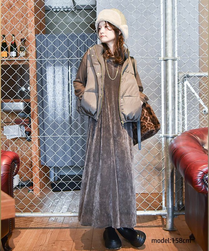 HUMS｜中綿ショートベスト [[WDN5160]][C]