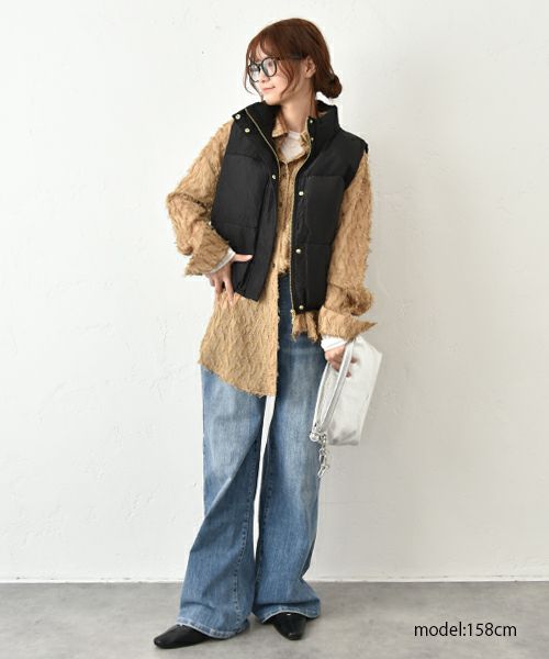 HUMS｜中綿ショートベスト [[WDN5160]][C]