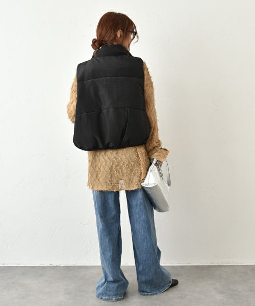 HUMS｜中綿ショートベスト [[WDN5160]][C]