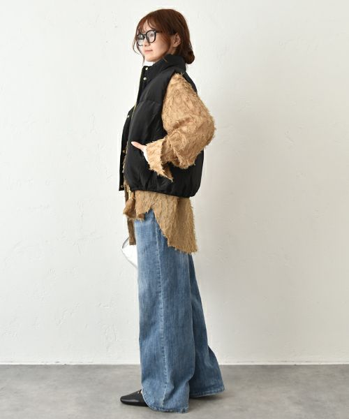 HUMS｜中綿ショートベスト [[WDN5160]][C]