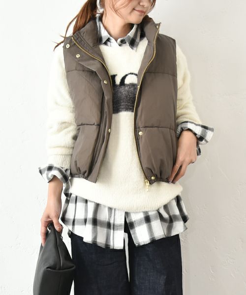 HUMS｜中綿ショートベスト [[WDN5160]][C]