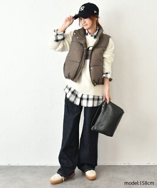 HUMS｜中綿ショートベスト [[WDN5160]][C]