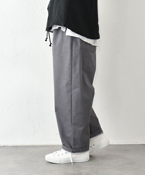her.｜ストレッチ入テーパードパンツ [[7251P-003]][C]