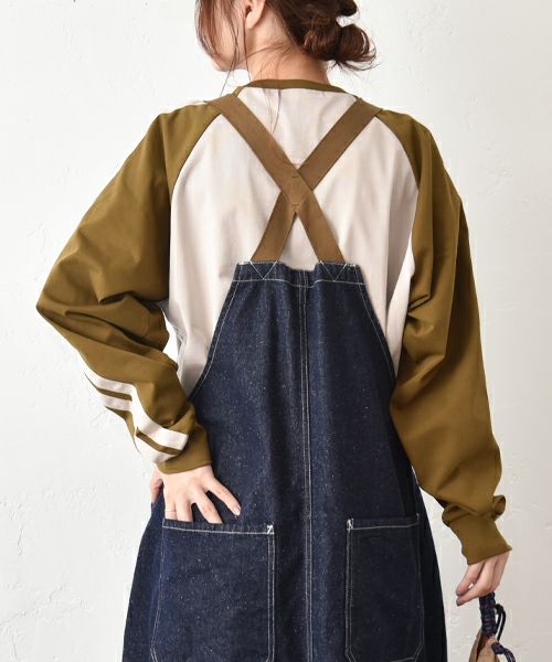 Gives a sense of fullment｜袖ラインプルオーバー [[853120]][C]