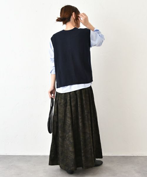 hagumu｜インナーセット2wayニットベスト [[ha-BE-32]][C]