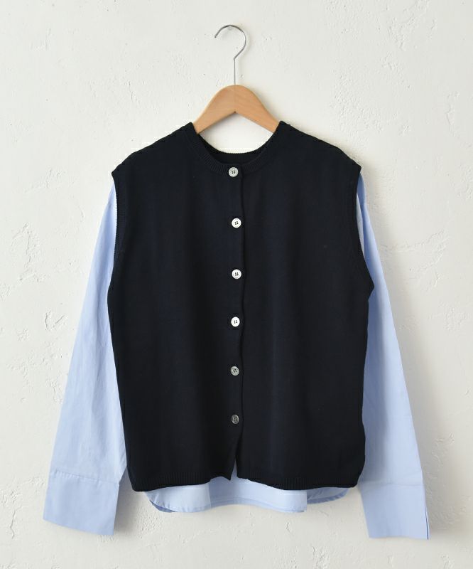  hagumu｜インナーセット2wayニットベスト [[ha-BE-32]][C]