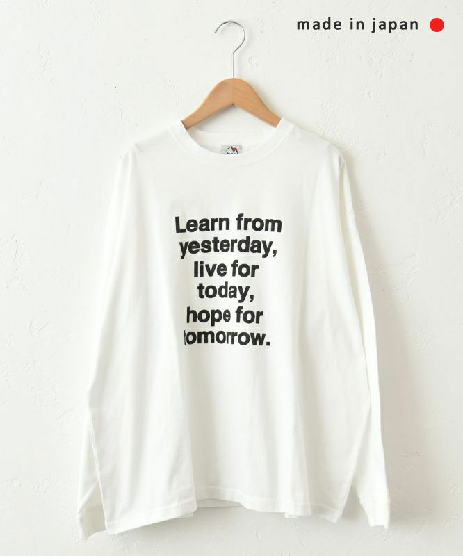 her.｜ロゴロンTee [[Wide Long Sleeve Tee/2025-2]][C]
