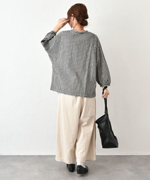 SUN VALLEY｜綿麻2wayプルオーバー [[SK6020255]][C]