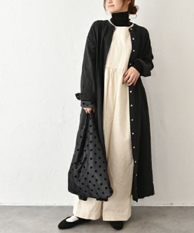 08Mab｜9番手リネンワイドピンタックワンピース [[CF-825HF1247]][C