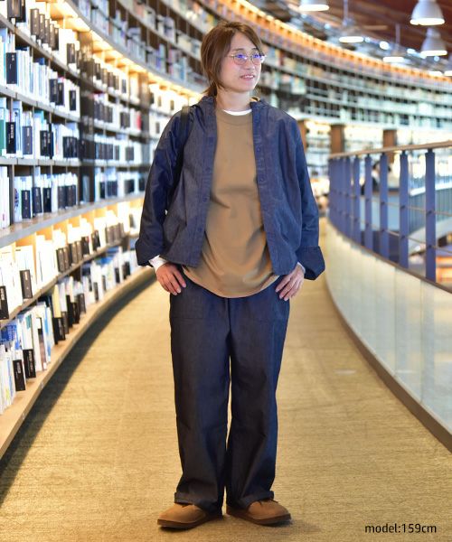 her.｜コットンナイロンデニムベイカーパンツ [[CE3PT230801F]][C]