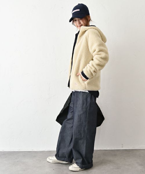 her.｜コットンナイロンデニムベイカーパンツ [[CE3PT230801F]][C]